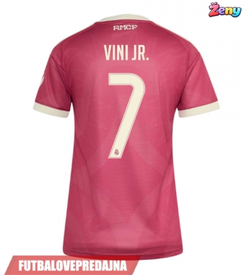 Lacne Ženy Futbalové dres Real Madrid Vinicius Junior #7 2026-27 Krátky Rukáv - Tretina